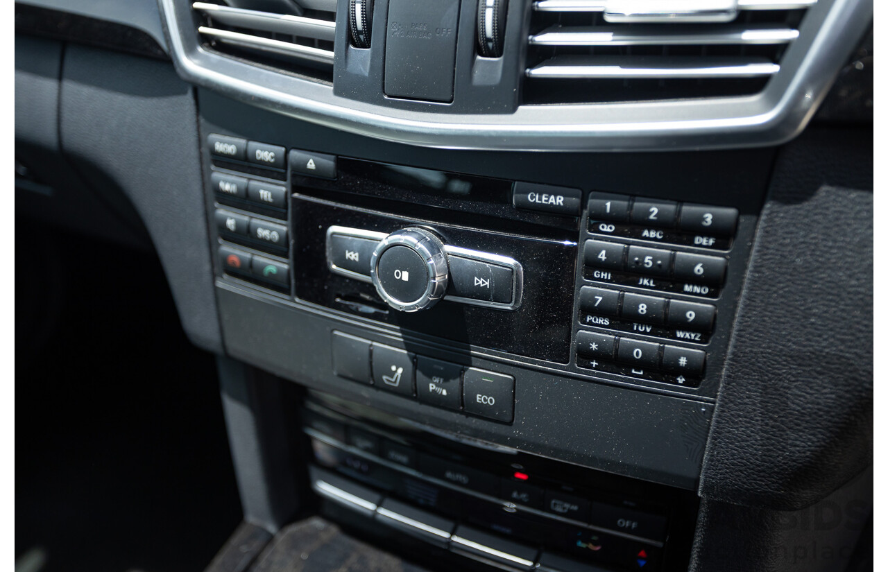 12/2012 Mercedes-Benz E250 CGI Avantgarde 212 MY12 4D Sedan Obsidian Black Turbo 1.8L