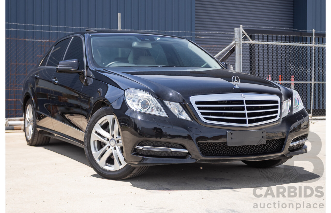 12/2012 Mercedes-Benz E250 CGI Avantgarde 212 MY12 4D Sedan Obsidian Black Turbo 1.8L