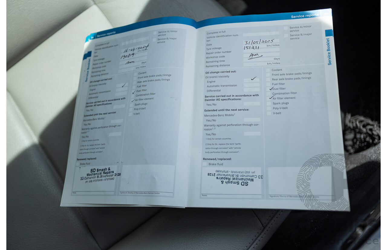 12/2012 Mercedes-Benz E250 CGI Avantgarde 212 MY12 4D Sedan Obsidian Black Turbo 1.8L