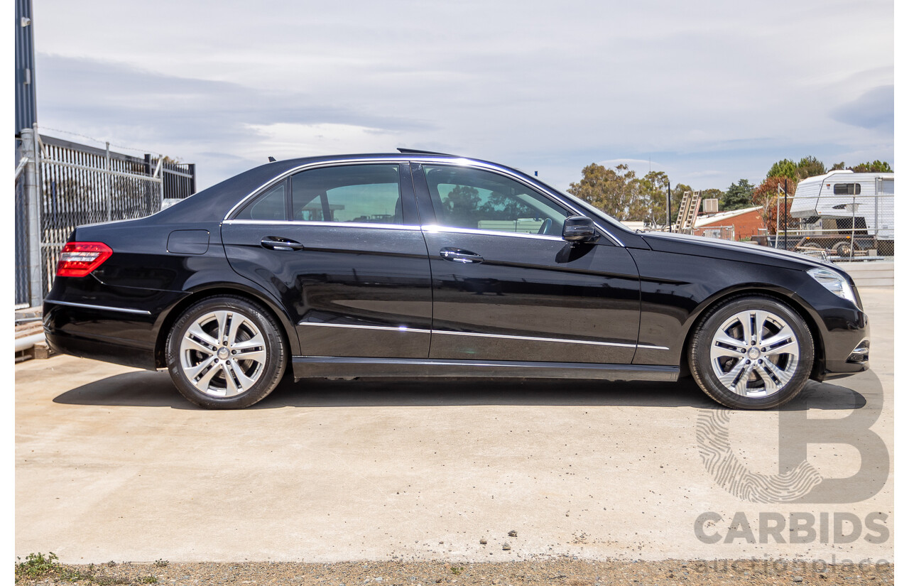 12/2012 Mercedes-Benz E250 CGI Avantgarde 212 MY12 4D Sedan Obsidian Black Turbo 1.8L