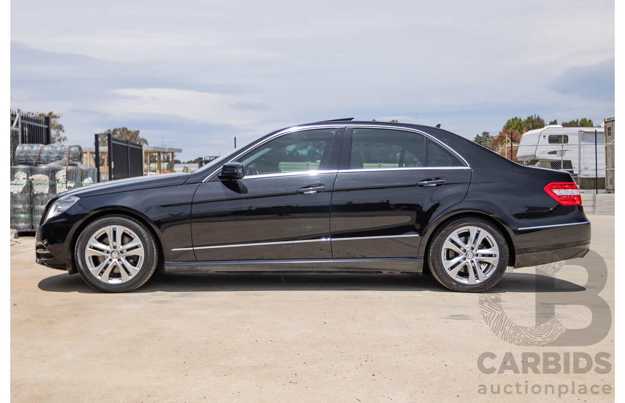 12/2012 Mercedes-Benz E250 CGI Avantgarde 212 MY12 4D Sedan Obsidian Black Turbo 1.8L