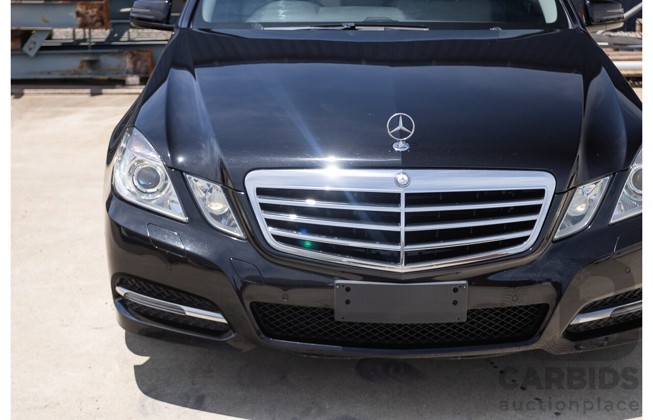 12/2012 Mercedes-Benz E250 CGI Avantgarde 212 MY12 4D Sedan Obsidian Black Turbo 1.8L