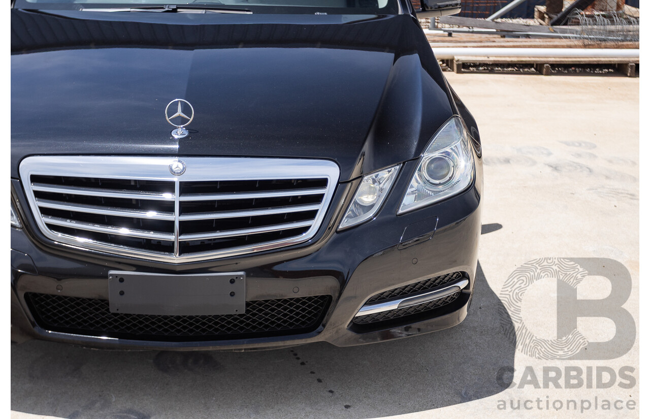 12/2012 Mercedes-Benz E250 CGI Avantgarde 212 MY12 4D Sedan Obsidian Black Turbo 1.8L