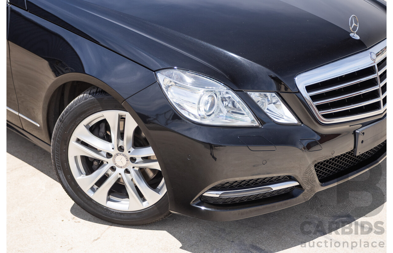 12/2012 Mercedes-Benz E250 CGI Avantgarde 212 MY12 4D Sedan Obsidian Black Turbo 1.8L