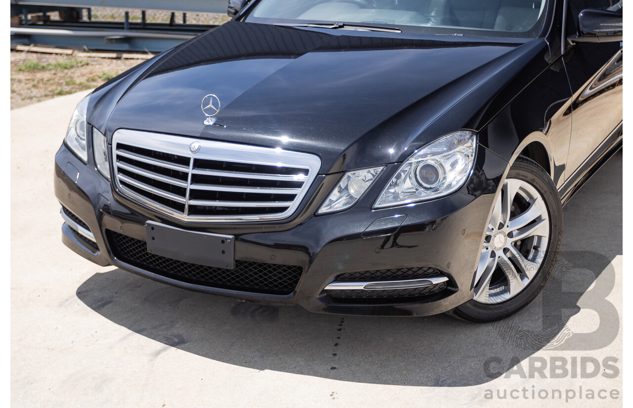 12/2012 Mercedes-Benz E250 CGI Avantgarde 212 MY12 4D Sedan Obsidian Black Turbo 1.8L