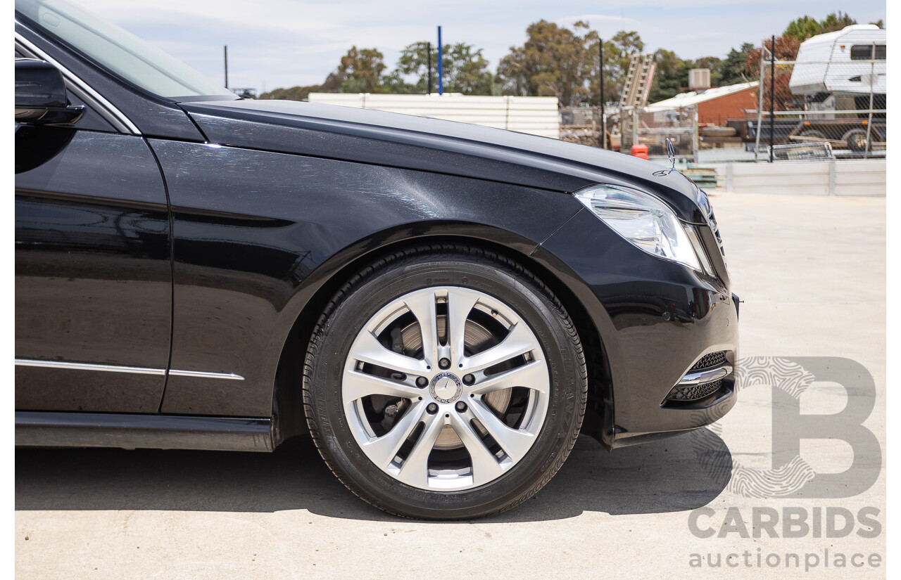12/2012 Mercedes-Benz E250 CGI Avantgarde 212 MY12 4D Sedan Obsidian Black Turbo 1.8L