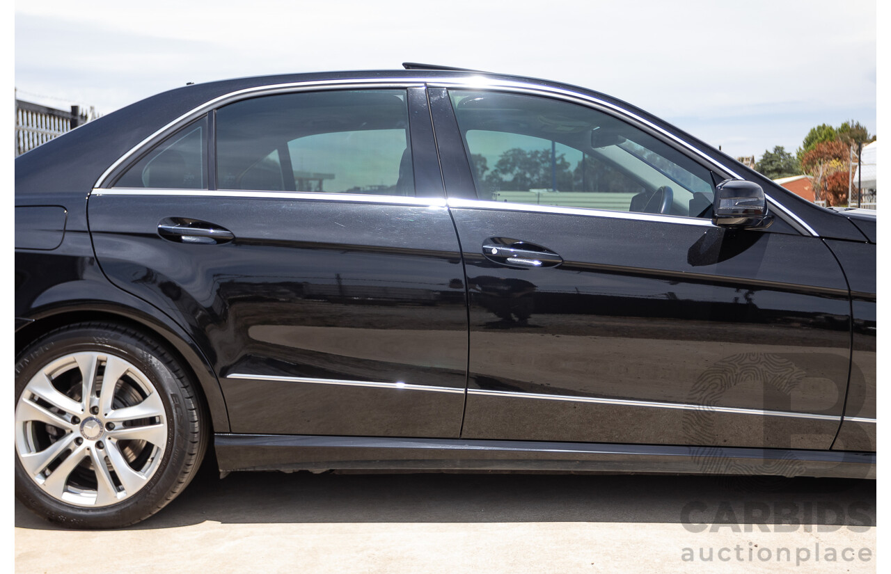 12/2012 Mercedes-Benz E250 CGI Avantgarde 212 MY12 4D Sedan Obsidian Black Turbo 1.8L