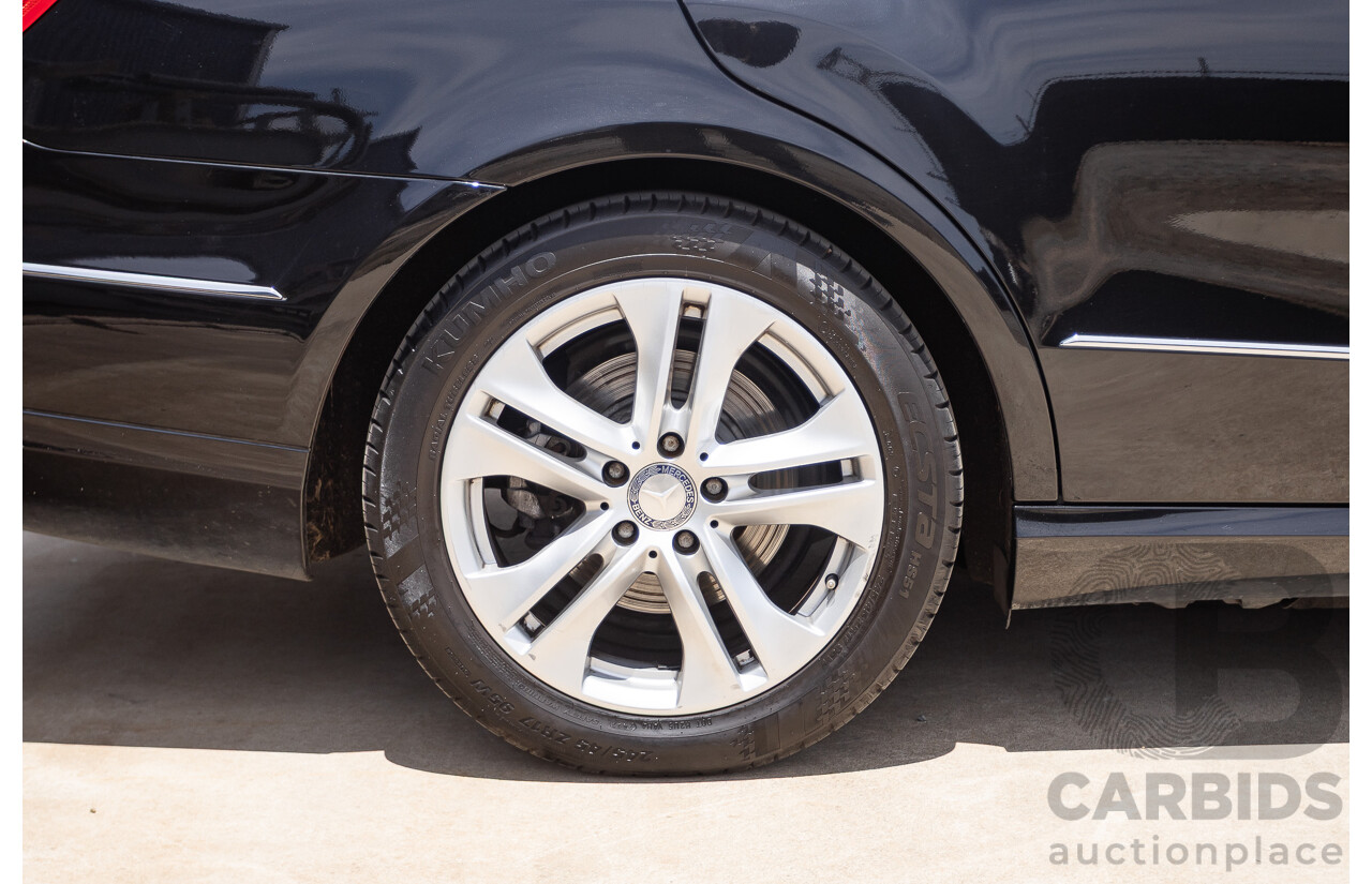 12/2012 Mercedes-Benz E250 CGI Avantgarde 212 MY12 4D Sedan Obsidian Black Turbo 1.8L