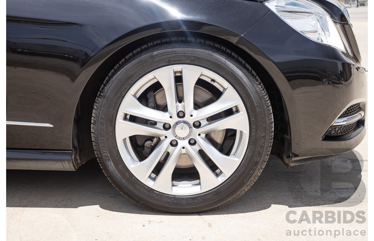 12/2012 Mercedes-Benz E250 CGI Avantgarde 212 MY12 4D Sedan Obsidian Black Turbo 1.8L