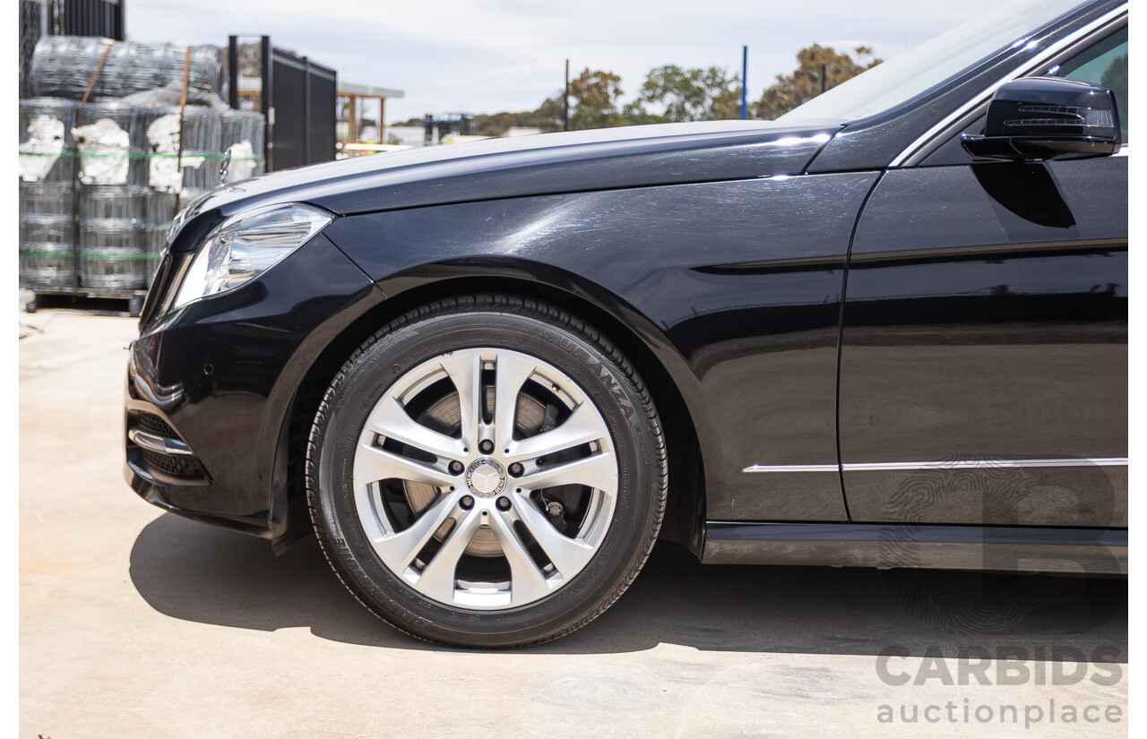12/2012 Mercedes-Benz E250 CGI Avantgarde 212 MY12 4D Sedan Obsidian Black Turbo 1.8L
