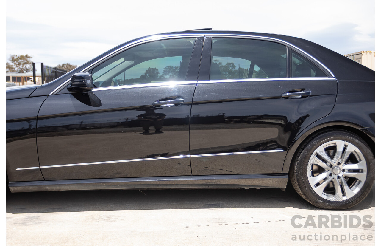 12/2012 Mercedes-Benz E250 CGI Avantgarde 212 MY12 4D Sedan Obsidian Black Turbo 1.8L