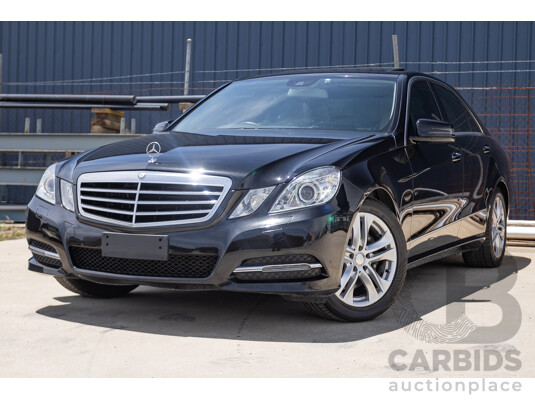 12/2012 Mercedes-Benz E250 CGI Avantgarde 212 MY12 4D Sedan Obsidian Black Turbo 1.8L