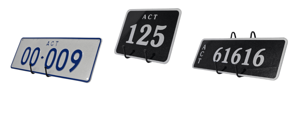 ACT Number Plates Auction